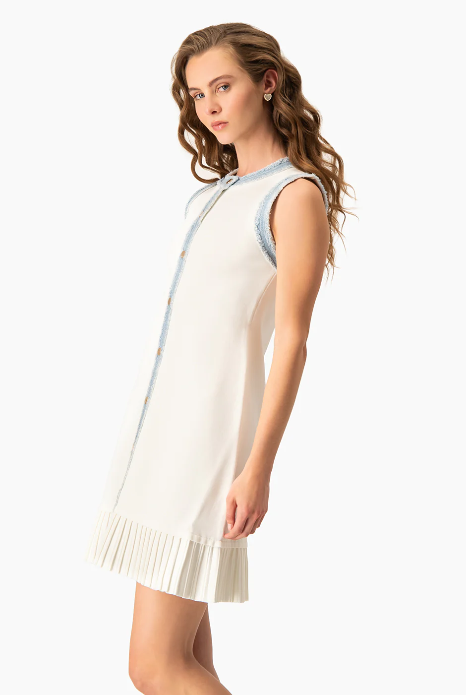 Vestido Off-White Denim - Image 4