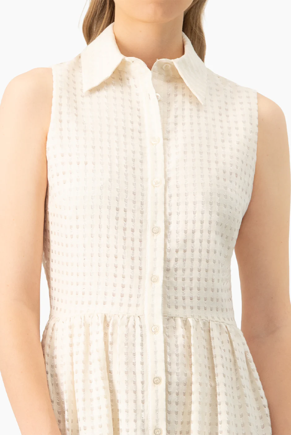 Vestido tejido linea A sin mangas - Image 6